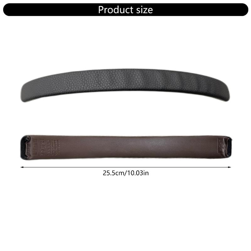 PU Leather Headband Pad Compatible for 5 Headphone Replacement Headbeam Cushion Spare Part