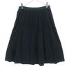 MARGARET HOWELL made in Japan Midi length Velor Pleated skirt 2 black Women Used