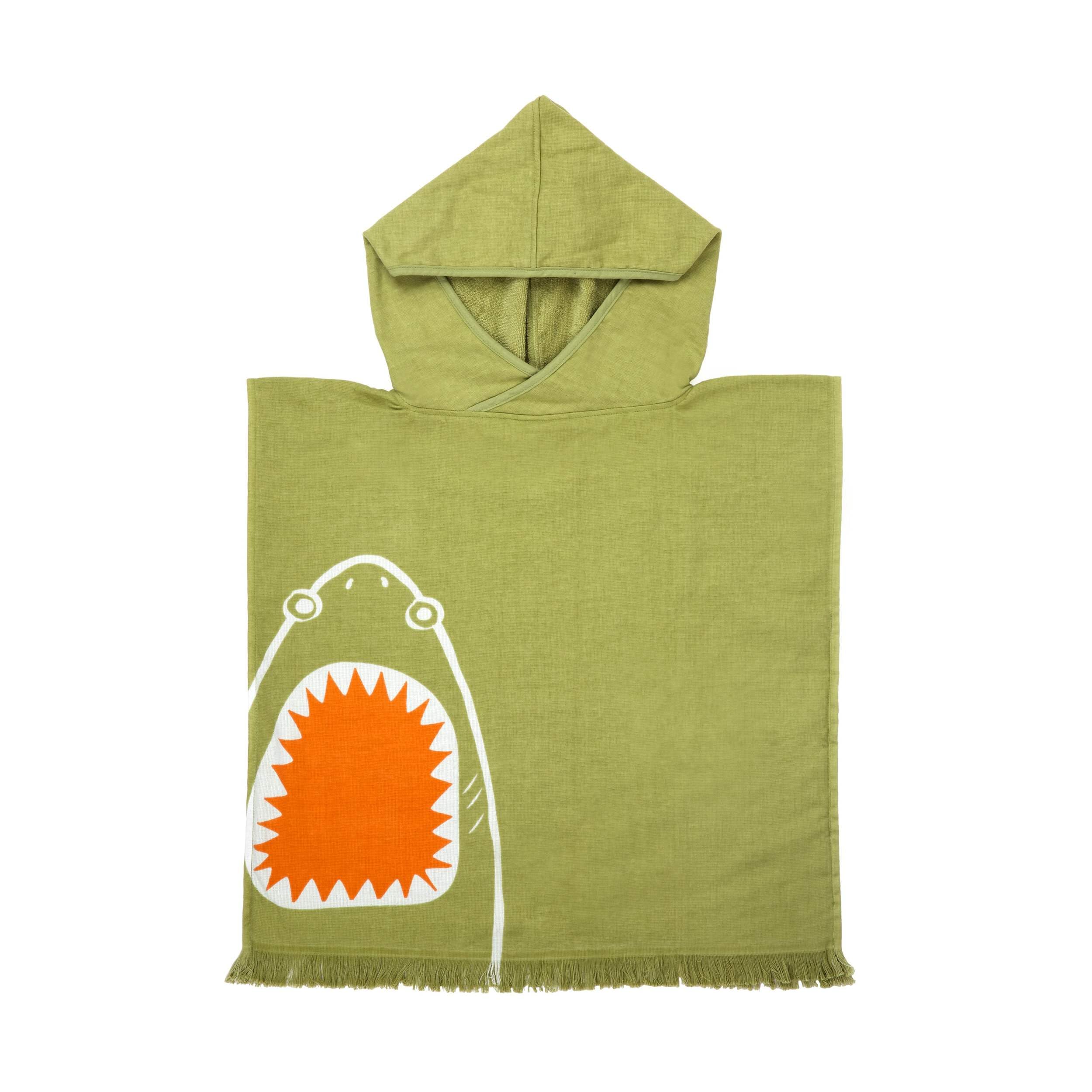 

SUNNYLIFE Beach Poncho Shark Attack