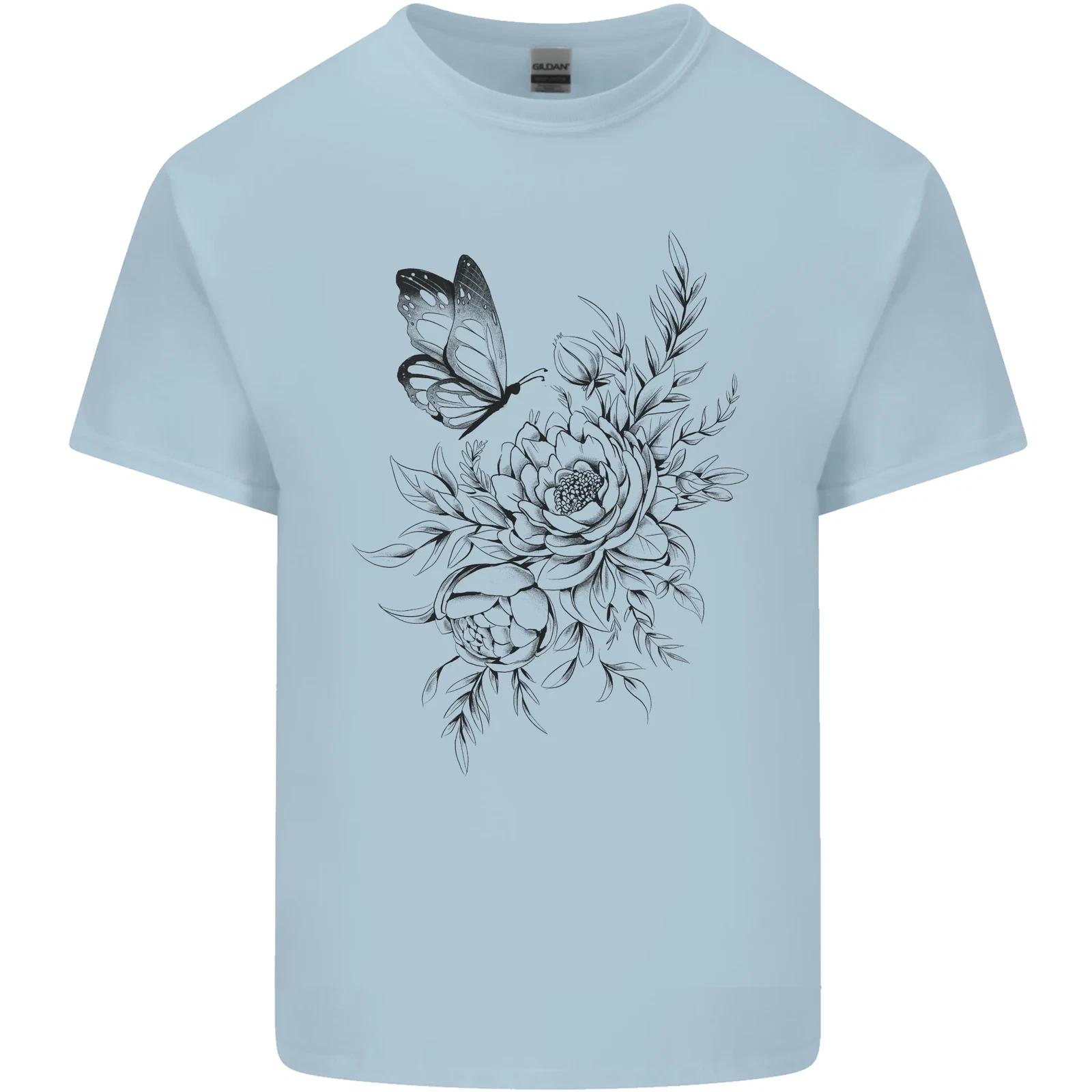 

Butterfly & Flowers Kids T-Shirt Childrens M