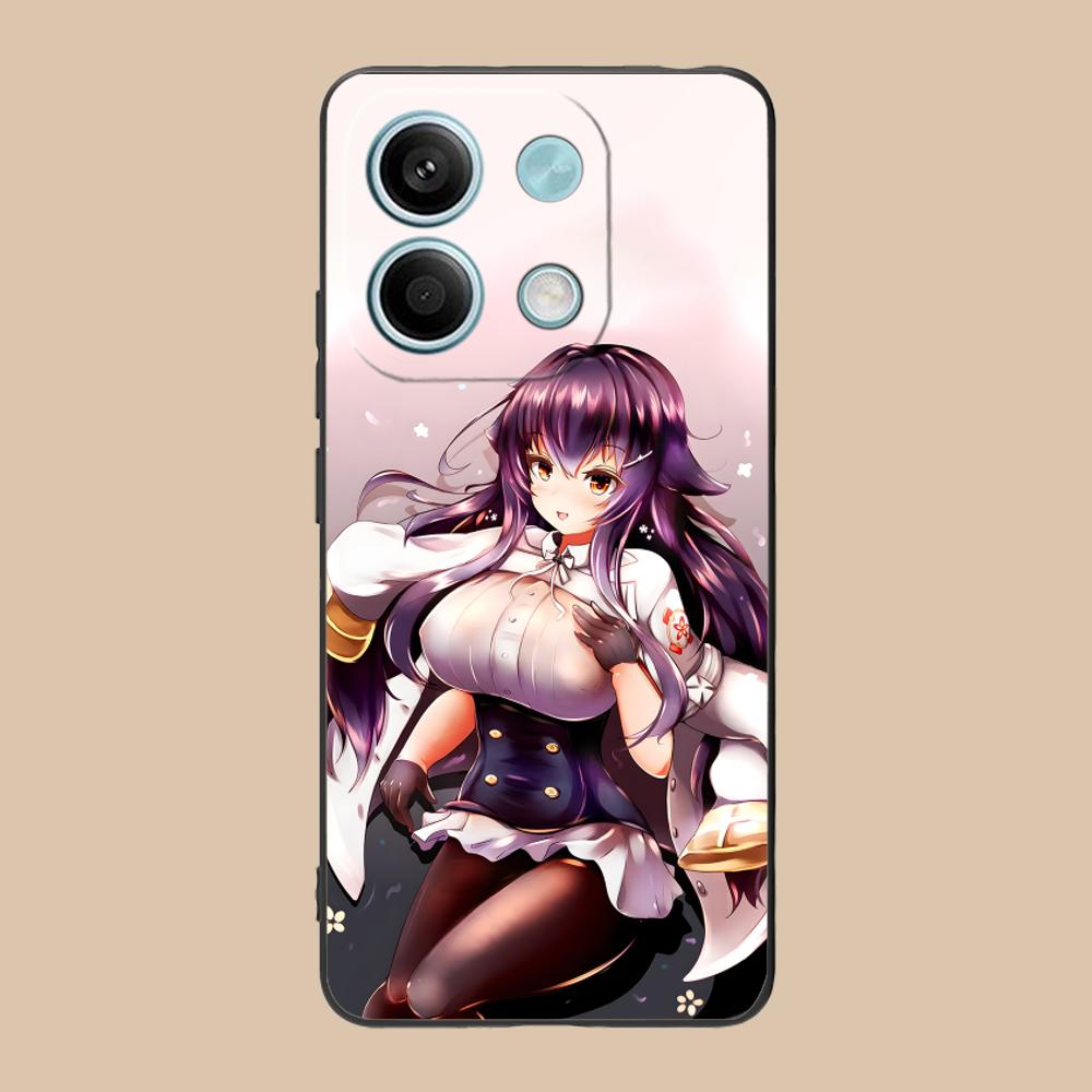 Azur Lane Azuma Mobile Phone Case for POCO F6 F5 F4 F3 F2 Pro GT C40 Colour Printing Protective Smartphone Pretty Cellphones