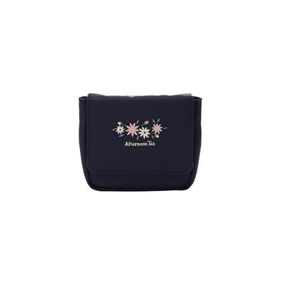 Afternoon Tea Living Pouch Flower Embroidered Mini Pouch with Navy JQ54, Mirror,