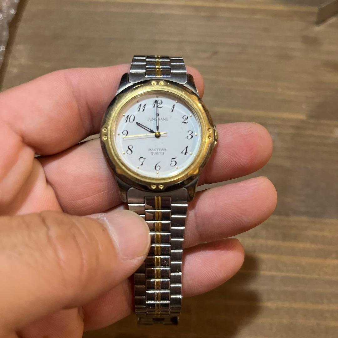 Used JUNGHANS ASTRA quartz men s watch combination color