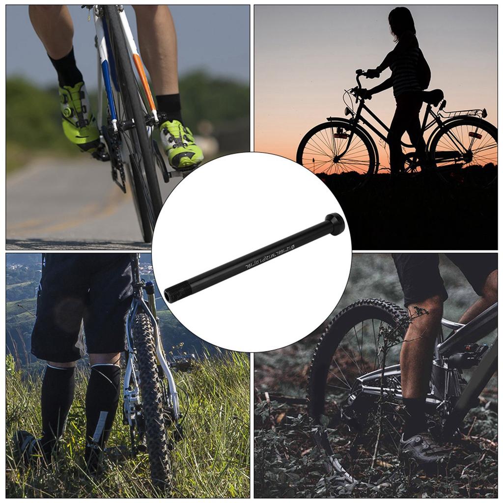 Aluminum Bicycle Thru Axle 142x12mm Rear Fork String Lightweight High Strength/Durable Replacement Parts For Bicycle Repair