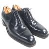 Pristine Silvano Lattanzi Leather shoes Dark navy Cordovan mens Used
