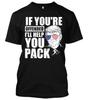Donald Trump Shirt Offended I'll Help You Pack New Mens MAGA Liberal Cry T-shirt