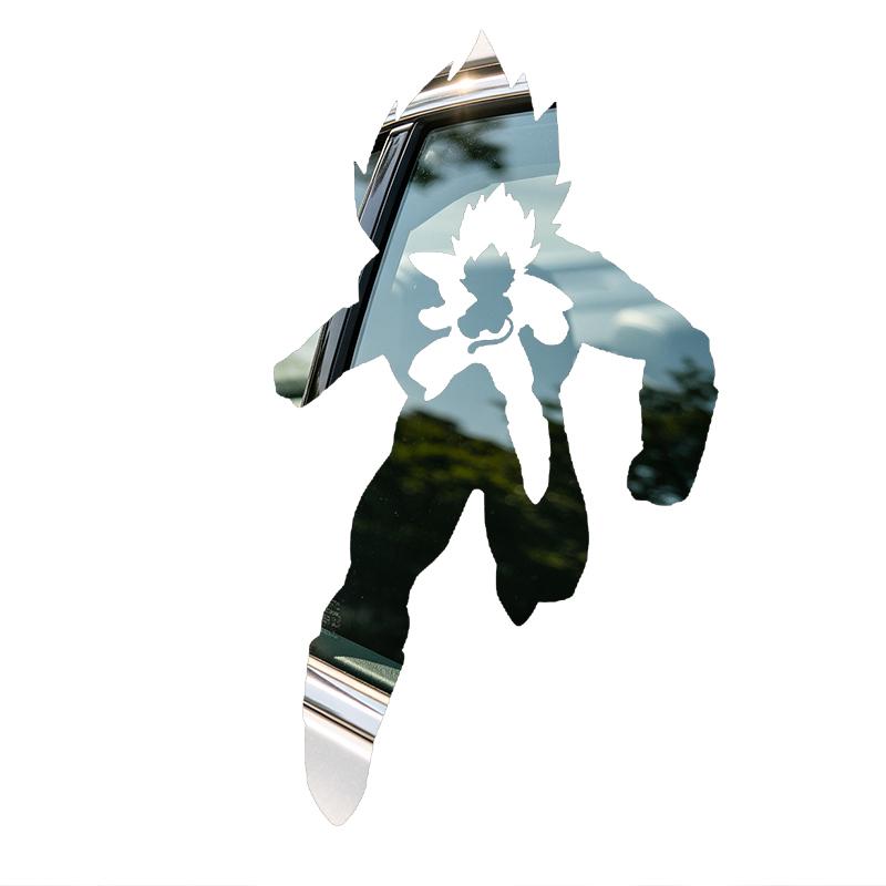 Car Stickers Customizable Waterproof Easy Install No Residue Anime Kid Warrior Baby on Board Vinyl for Car Truck Window