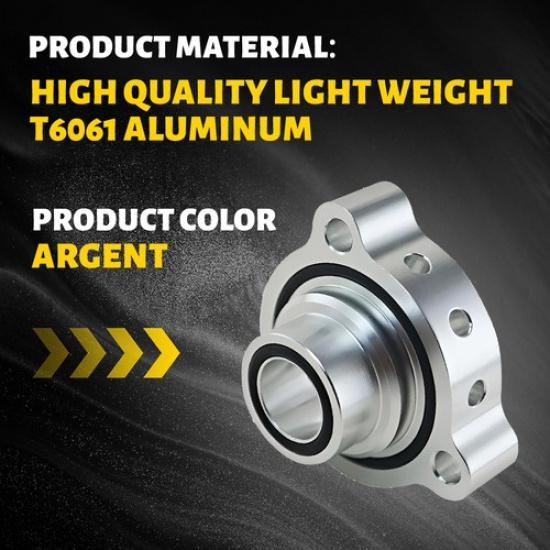 For 07-12 Mini Cooper S Sport Blow Off Valve Adapter For R56 R57 N14 BOV Sliver