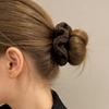 Sweet Korean Style Oversized Chiffon Scrunchies, Retro Fold Design Fashion Hair Accessory