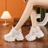 Daddy shoes women's new 2025 spring fashion versatile muffin mesh platform casual sports shoes inner height-increasing women's shoes