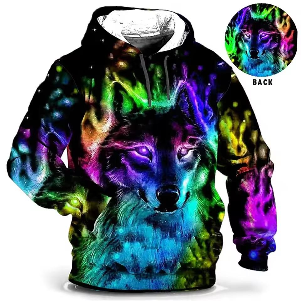 3D-Druck-Hoodies für Herren, Kapuzenpullover, modische Herbst-Winter-Herrenbekleidung, Langarm-Sweatshirt