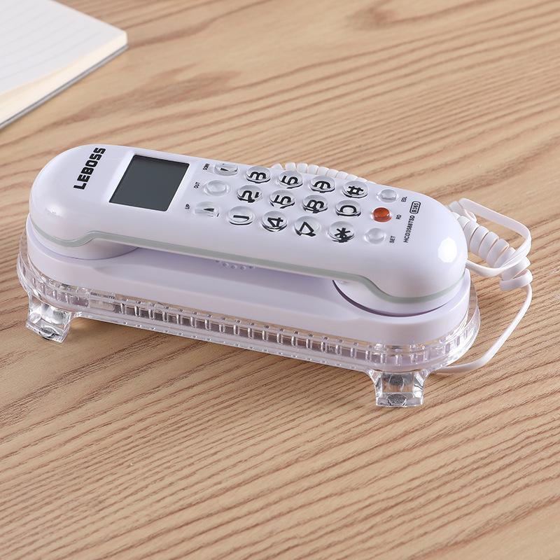 LeBos B365 Compact Wall Phone with Caller ID for Hotel or Office