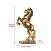 European Victory Horse Resin Statue, Elegant Animal Figurine for Living Room Cabinet, Office Desk Home Decor Ornament Gift