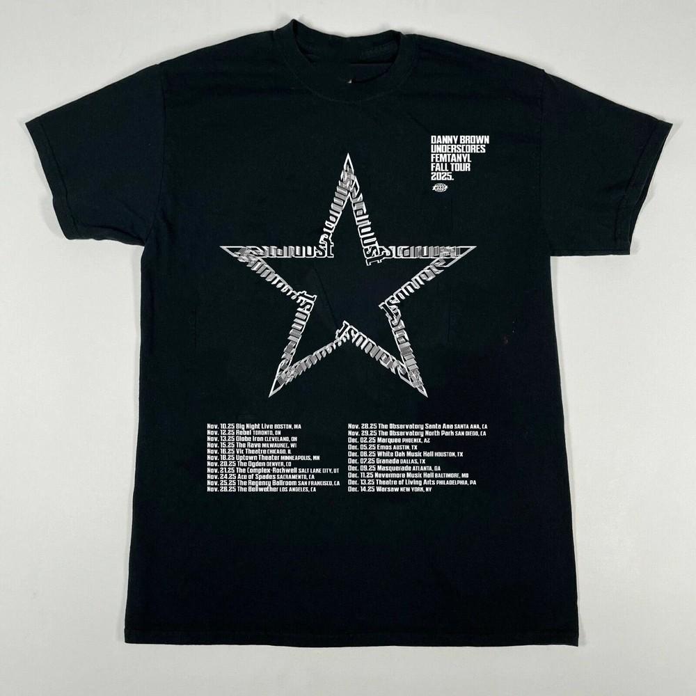 

Danny Brown Stardust Tour T-shirt Gift For Fan Full Size S to 5XL Unisex T-Shirt XXL