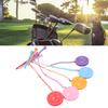 5Pcs 3 1/4 Inch Golf Wooden Tees With Anti Loss Rope Magnetic EVA Foam Multi Color Expression Pattern