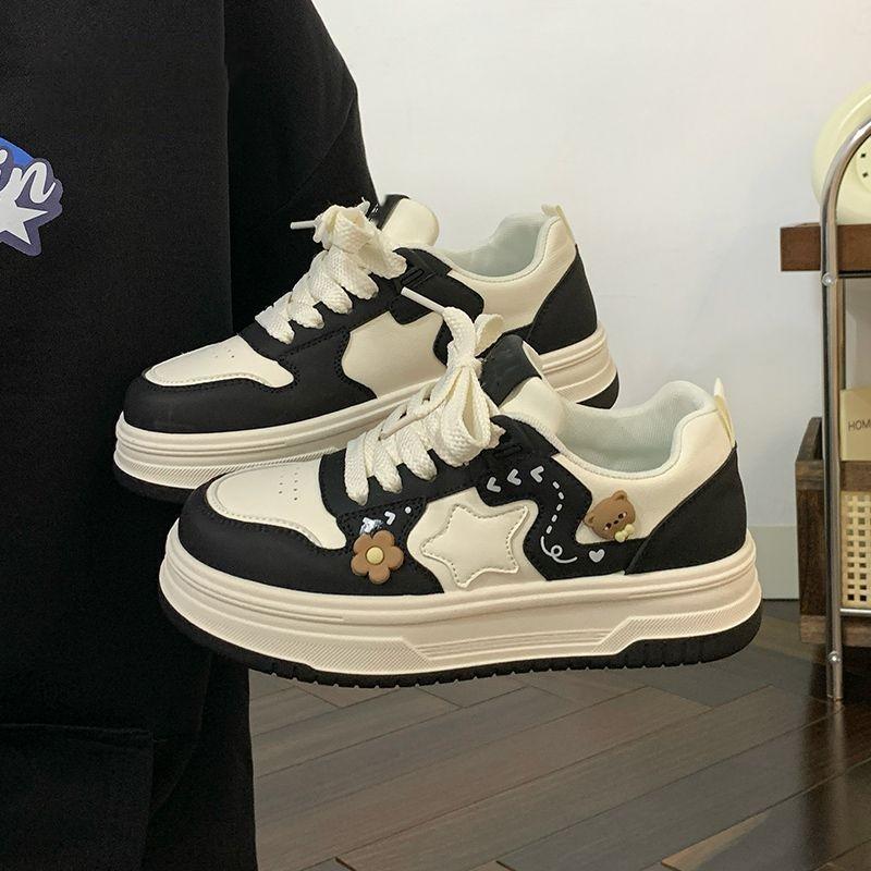 Board shoes women's autumn new cute stars high value campus style students versatile leisure