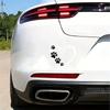 1PC Heart Paw Print Car Stickers Waterproof for Trunk Laptop Motorcylcle Vinyl Decals Scratches Cover Funny Auto Decoration