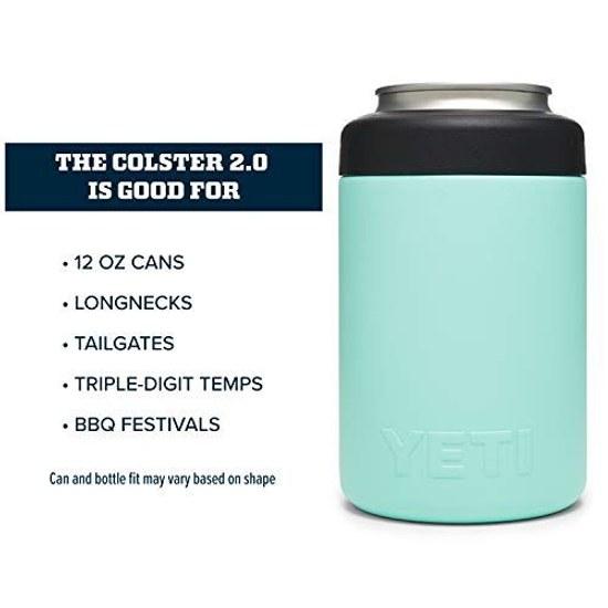 YETI Rambler 12-ounce Colster Can Insulator standard size cans Seafoam (cannot hold contents)