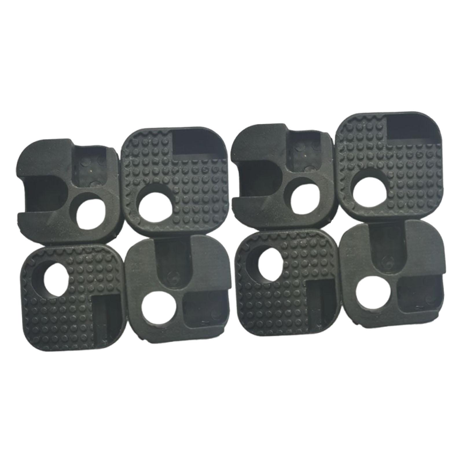 

Outdoor Lawn Table Chair Leg Protectors Rectangle Plastic Repair Connector for Camping Stool