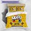 3pcs Custom Name Cuphead Bedding Set Duvet Cover Closure Includes 1 Duvet Cover & 2 Pillowcases for All Seasons Bedroom Decor