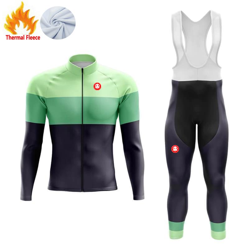 Winter Fleece Ciclismo Cycling Jersey Ropa Bicicleta Hombre Mtb Bekleidung Herren Fietskleding Heren  2026 Winter Warm Cycling Clothing Set
