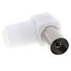 2Pairs 90 Degrees Male And Female Tv Plug Jack For Antennas Tv Rf