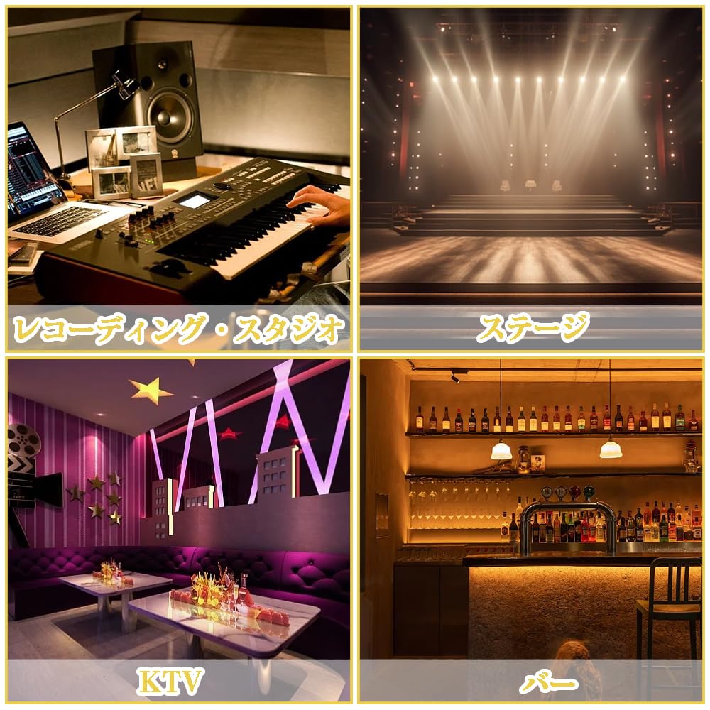 Phone Adapter Plug Male to RCA Female Conversion Adapter Gold Plated Audio Adapter Plug Connector Audio Plug Conversion Plug RCA Jack 2 Pieces 6.35mm