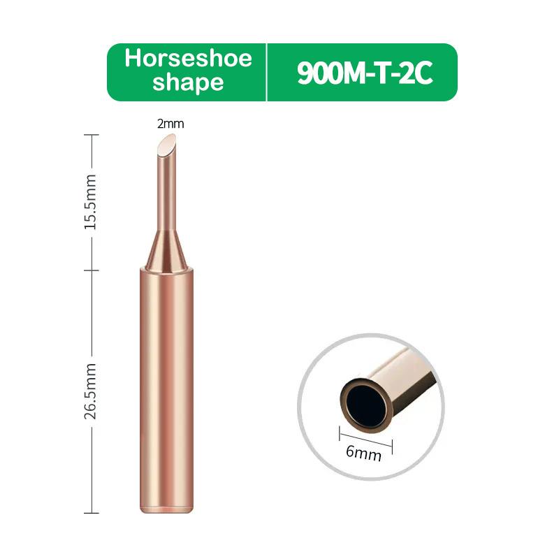 

Сварочный инструмент в форме подковы 900M-T-1C, бессвинцовый паяльник, насадка для сварочных принадлежностей, жало паяльника as the picture