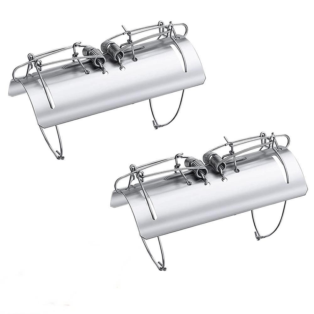 

Быстросрабатывающие ловушки для кротов, 2 шт., многоразовые, не требуют приманки, для газона и сада