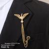 Baroque Rhinestone Pearl Corsage Necklace Brooch - Retro British Court Suit Accessory