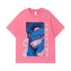 275 GSM Washed T-shirts 100% Cotton Solo Leveling V16 Print Unisex Heavy Cotton T Shirt