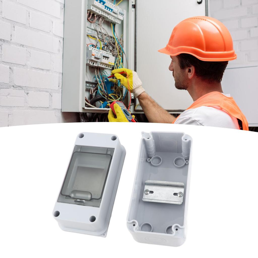 Distribution Protection Box Water Proof Windproof Circuit Breaker Box with Transparent Cover for Construction Machinery