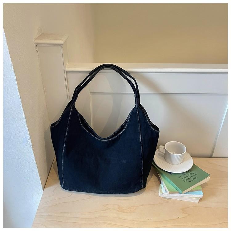 Large-capacity Tote Bag, Fashionable Hand-held Vegetable Basket Bag, Shoulder Bag with A Wide Strap, Bucket Bag