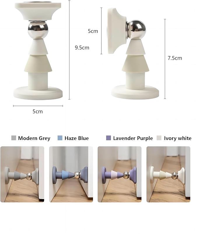 SZFUDIGO Anti-Collision Silicone Door Stopper, Modern Minimalism