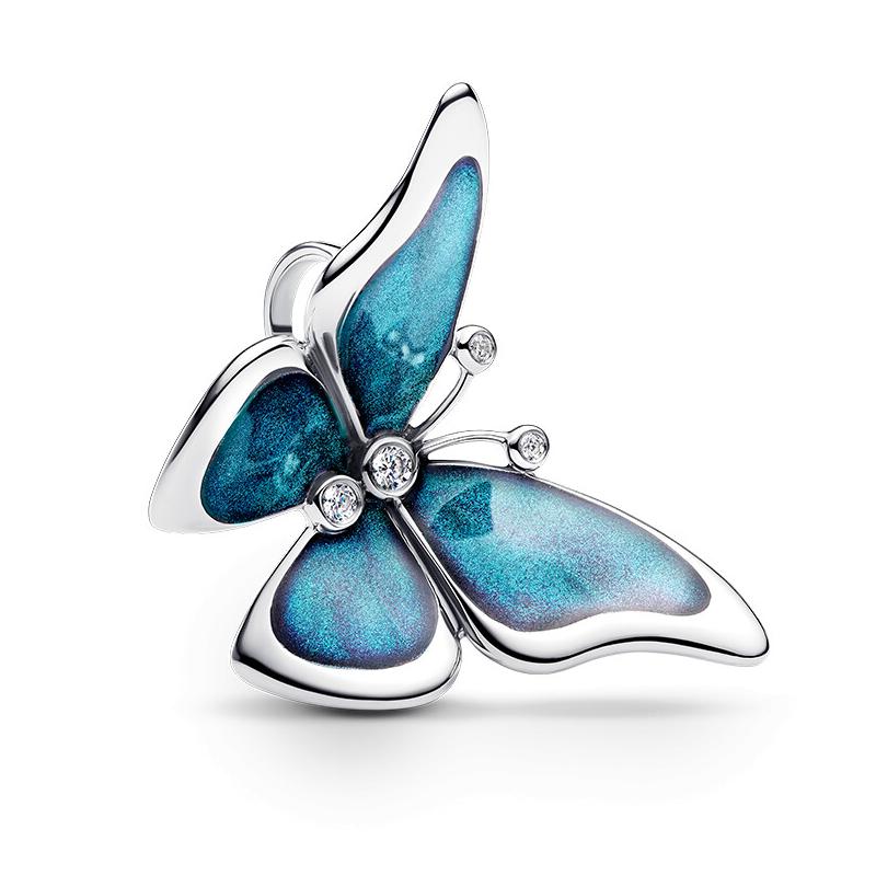 Pandora Butterfly Design Pendant Women pendant Blue 793747C01 Box