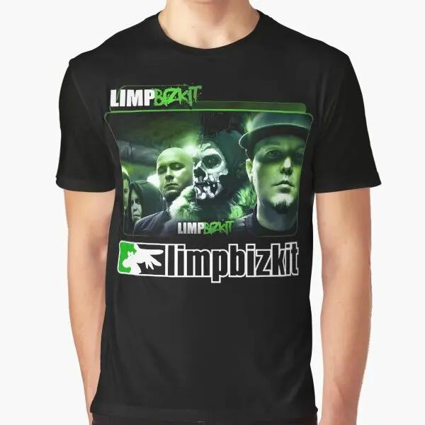 Hot Selling Limp Bizkit T Shirt Music Band Printing Summer Luxury Brand Pure Cotton Men's and Women's T-shirts Short Sleeves