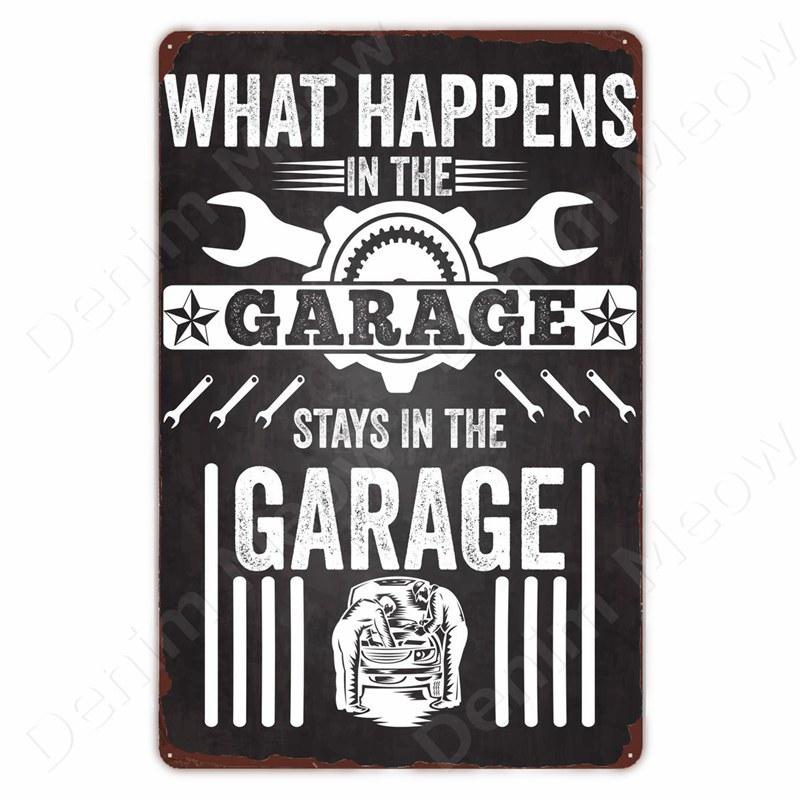 Vintage Metal Sign for Man Cave Garage, Classic Car, Gasoline Plaque Posters, Auto Repair Service, Tin Sign, Wall Decor