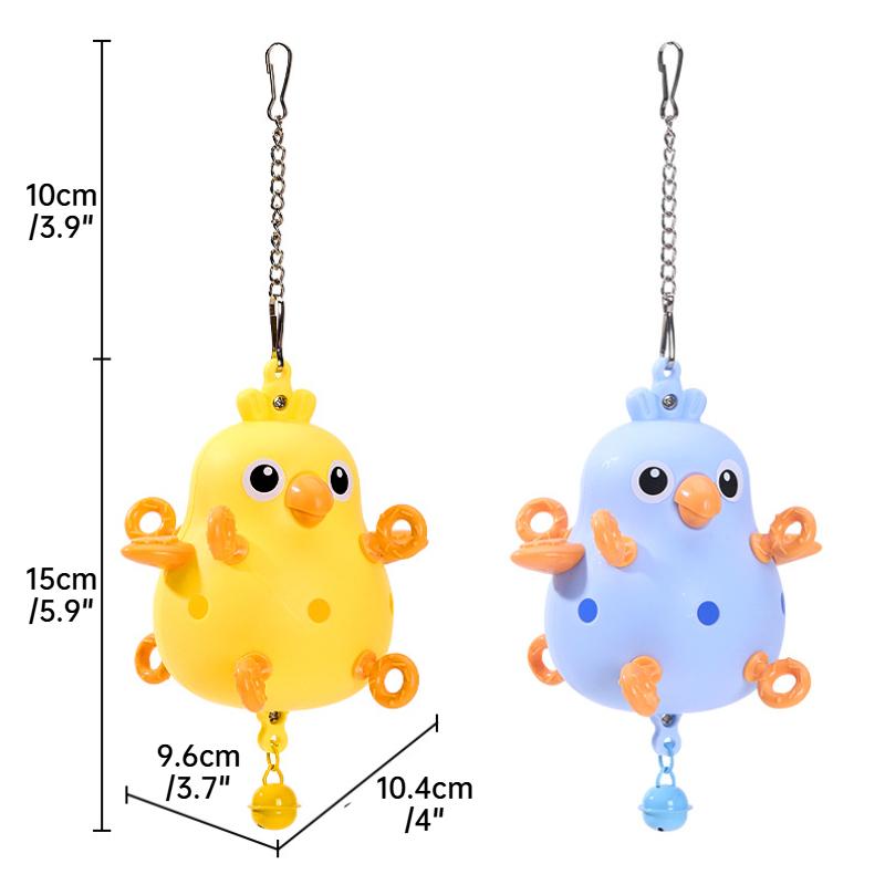 Interactive Bird Plaything Colorful Chewable Ball for Parrots Small Birds Beak Health Maintenance Bird Parrot Hanging Toys