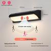 LED Waterproof Wall Light with Motion Sensor for Outdoor Garden or Balcony