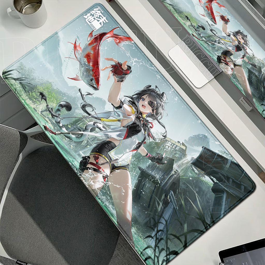 Anime Mädchen Kawaii Spiel Arknights Endfield Tangtang Mauspads Rutschfeste Gummi Gamer Computer Schreibtischmatte Laptop Büro Großer Teppich