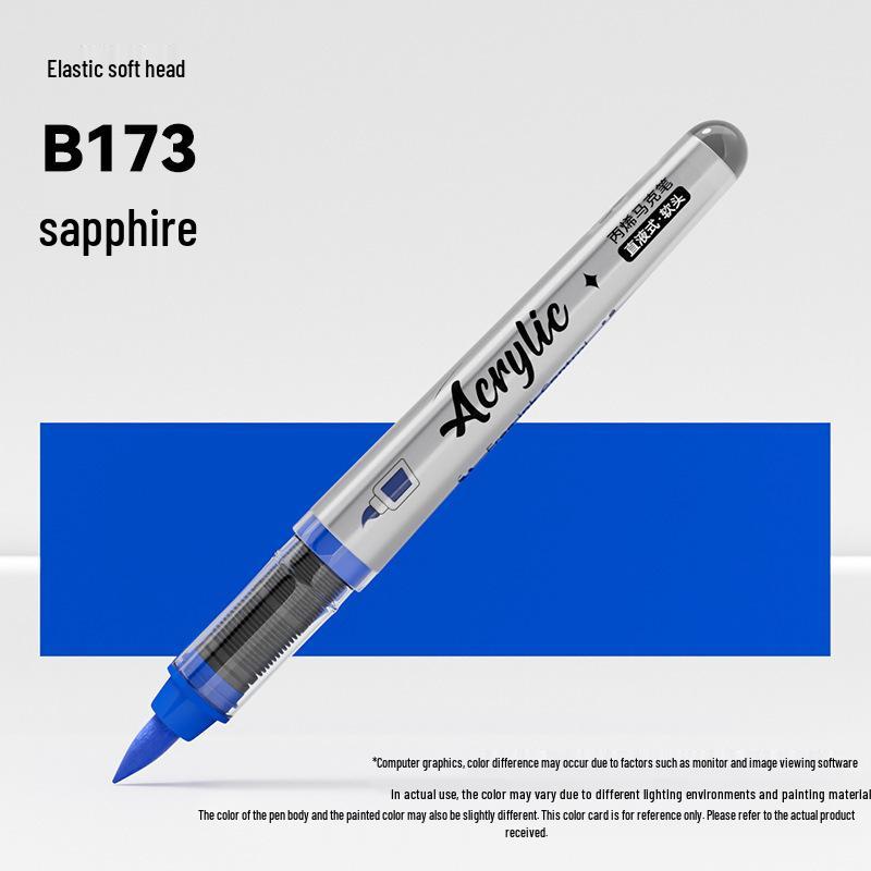 Jinzhi Liquid Acrylic Marker Pen - Soft Tip, Opaque, Large Capacity, Stackable Colors