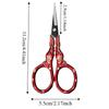 Stainless Steel Tailor Scissors Sharp Blades Rust-resistant Small Hand Scissors Comfortable Grip Non-Slip Handle