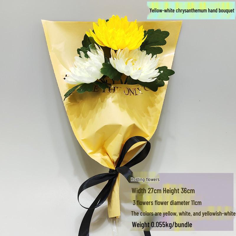 Silk Chrysanthemum Flowers for Graves, Altars, and Home Decor