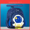 Sesame Baby Cartoon Astronaut Toddler Backpack With Breathable Material For School Use