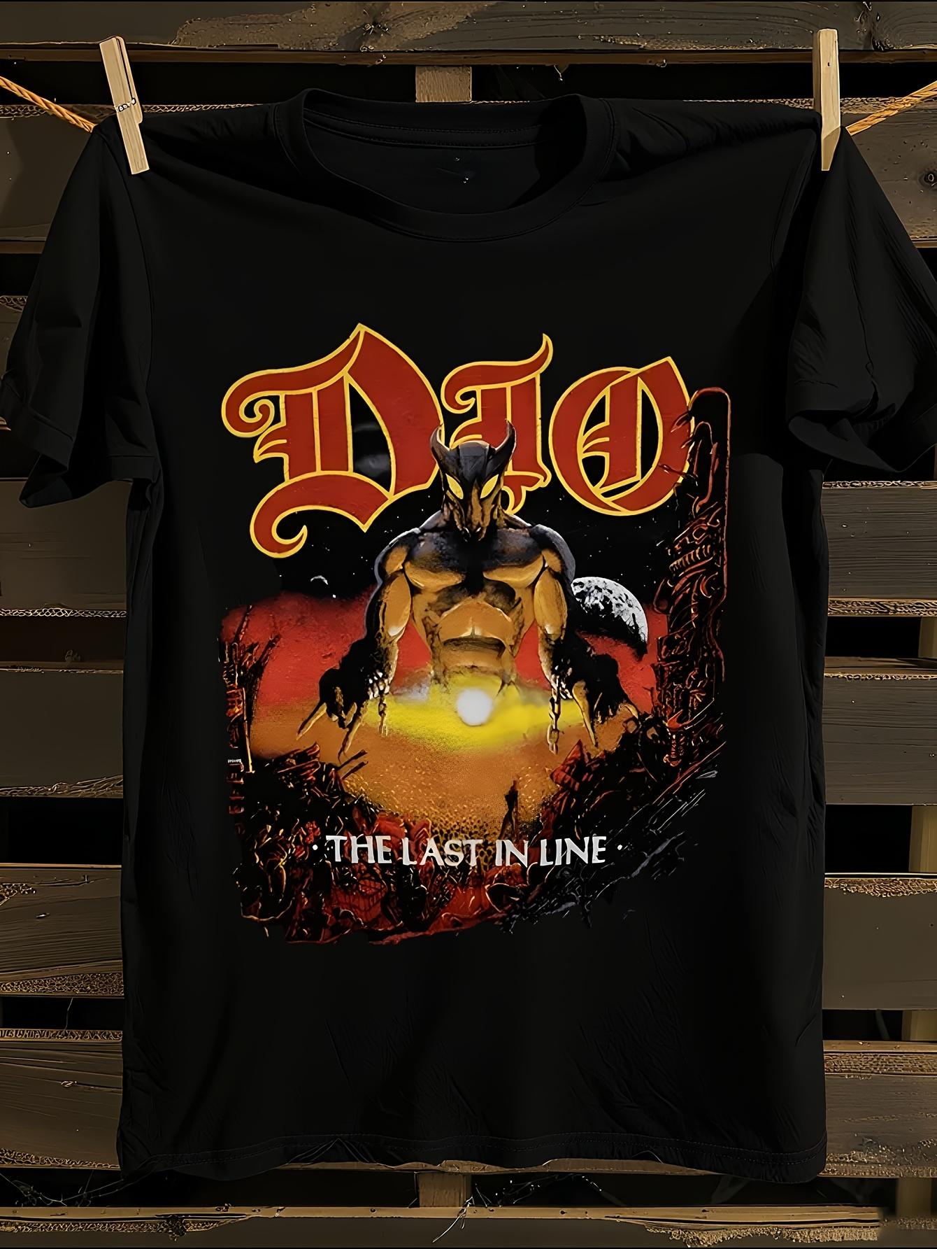 Dio Last in Line 1984 Vintage Heavy Metal Graphic T-shirt S