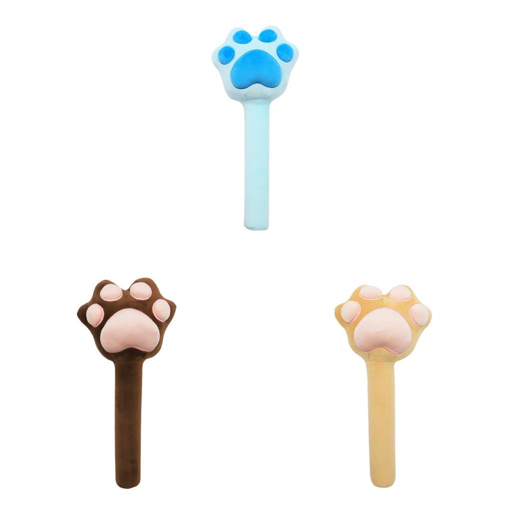 Cat Paw Massage Hammer Plush Toy For Relaxation And Stress Relief