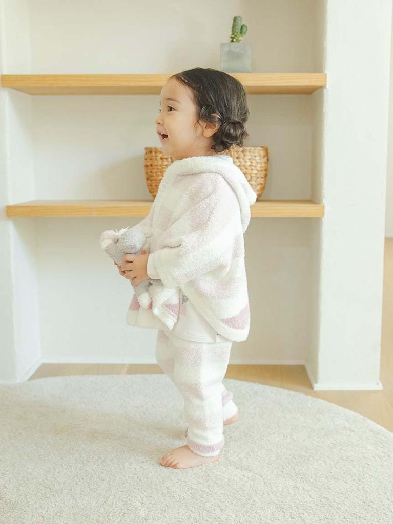 Gelato Pique BABY Bebimoko Border Poncho PBNT245406 PNK 70