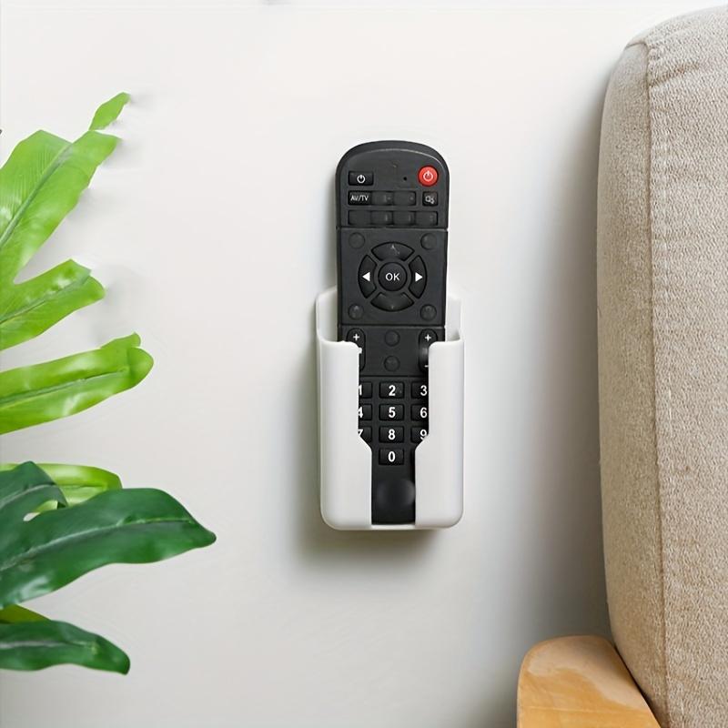 2 ks, Plastový nástěnný držák na dálkové ovládání, Odolný organizér na TV a klimatizaci, Odnímatelný a omyvatelný, Domácí dekorační doplněk pro ukládání nářadí
