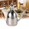 Stainless Steel Oil Dispenser Bottle 350ml Long Spout Oil Bottle  Vinegar Dispensing