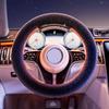 Graphene Wireless Heated Steering Wheel Cover Universal Winter Leather Suede Hand Sewn Plush for Car Decoration Accessorie